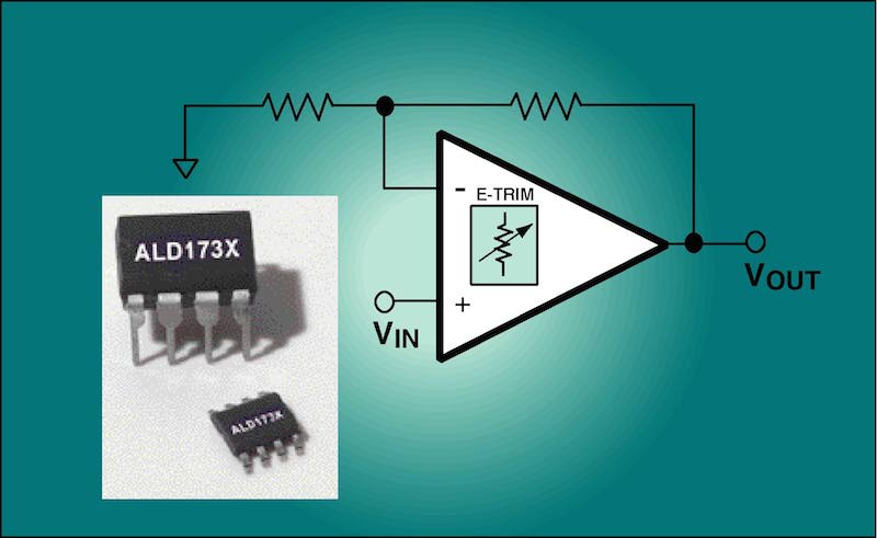 ALD's economical precision CMOS op-amps provide low input leakage current